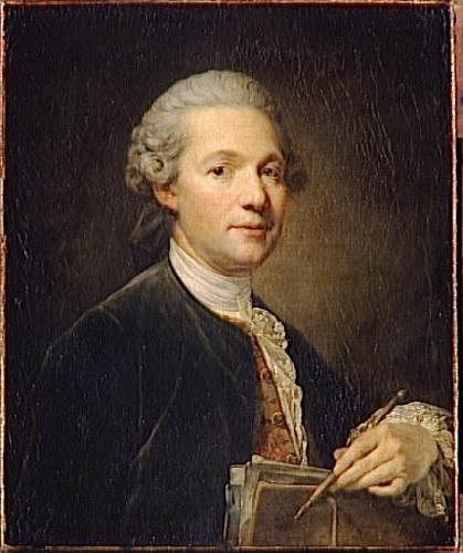 Jean-Baptiste Greuze Portrait of Jacques Gabriel French architect oil painting image